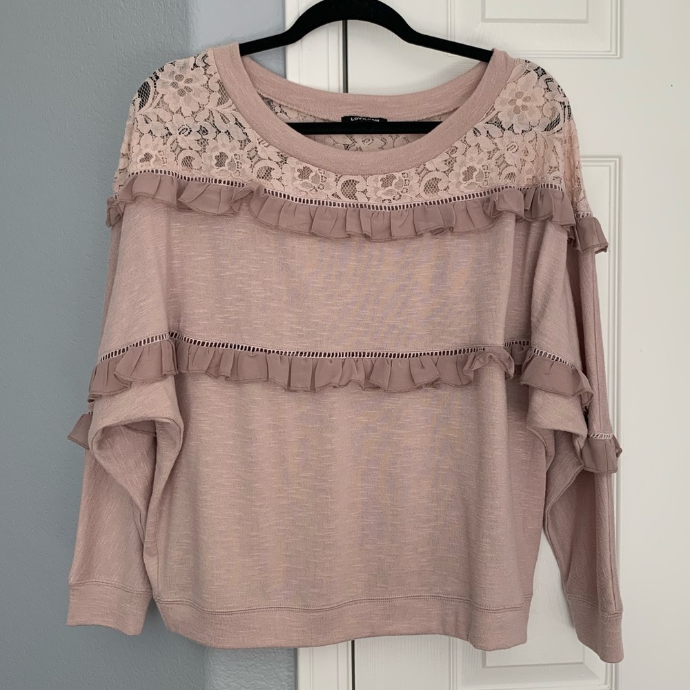 Girly sweatshirt type top M
